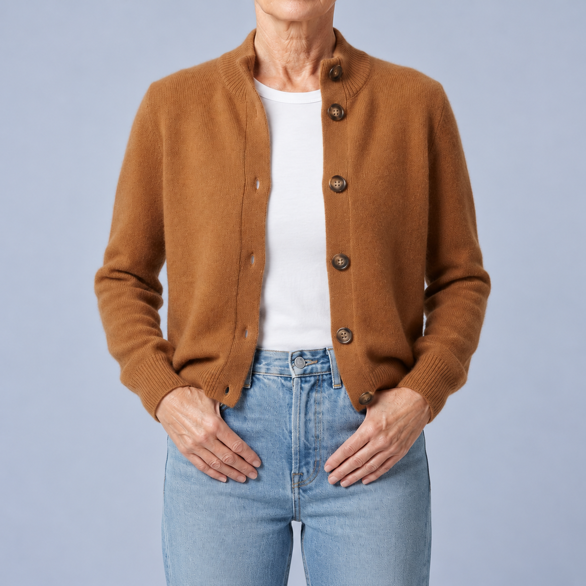 Melanie – Soft Button-Up Knit Cardigan