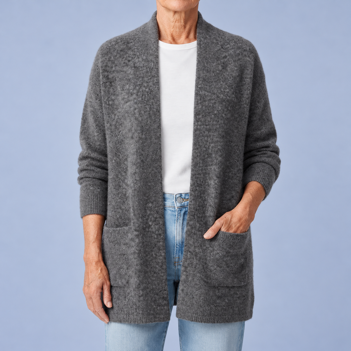 Ashley – Soft Merino Wool Blend Cardigan