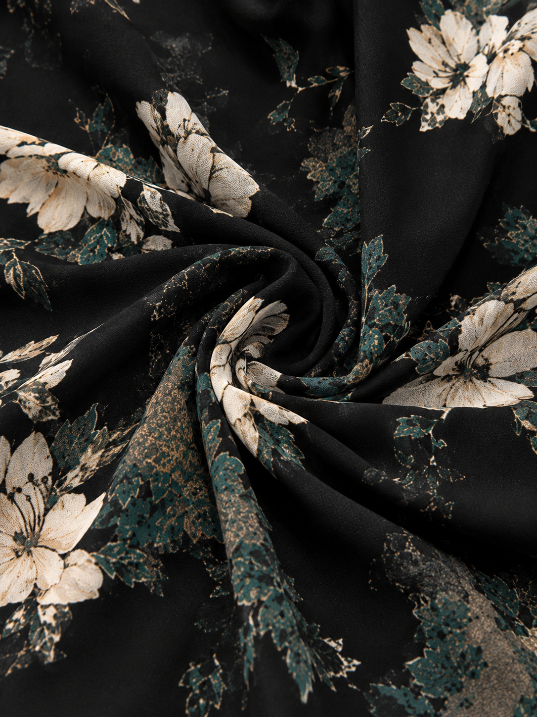 Geisel – Floral Asymmetric Maxi Dress