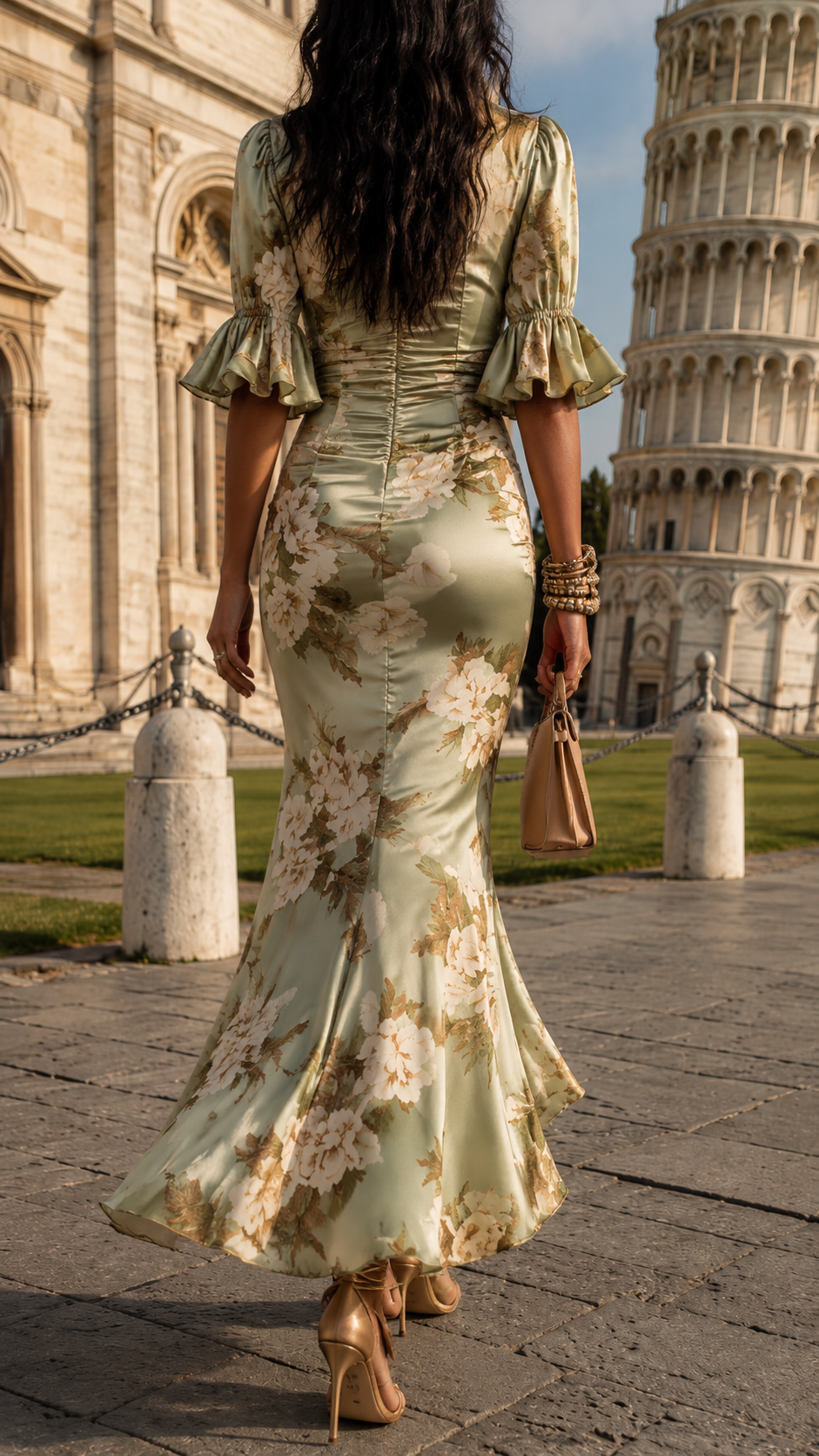 Evelyn – Elegant Floral Printed Maxi Dress