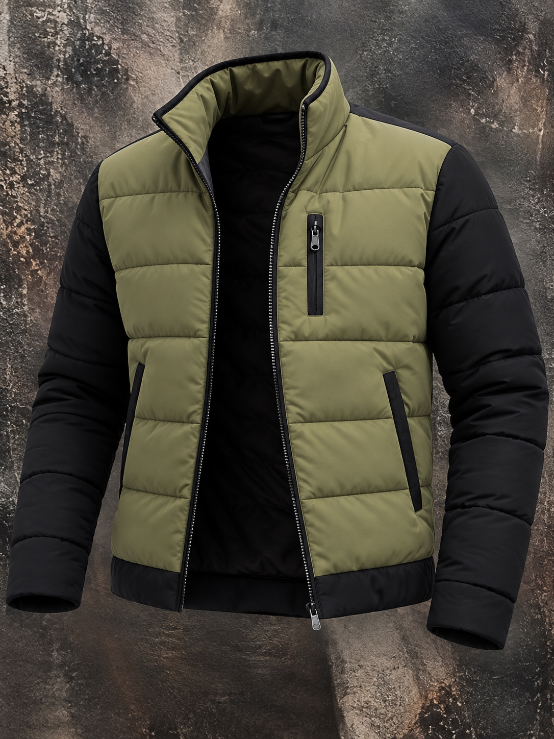 Mitchell - Quilted Zip-Up Jacket