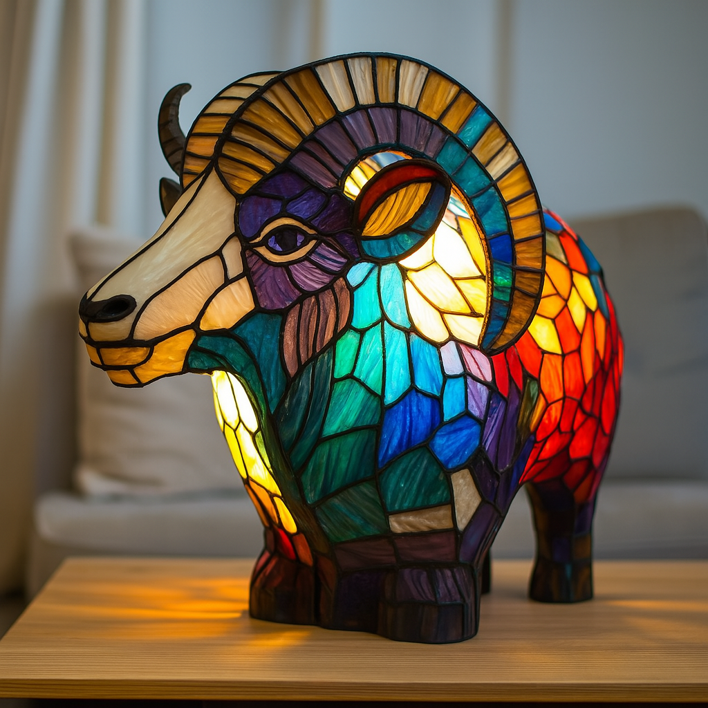 Hank - Colored Sheep Lamp
