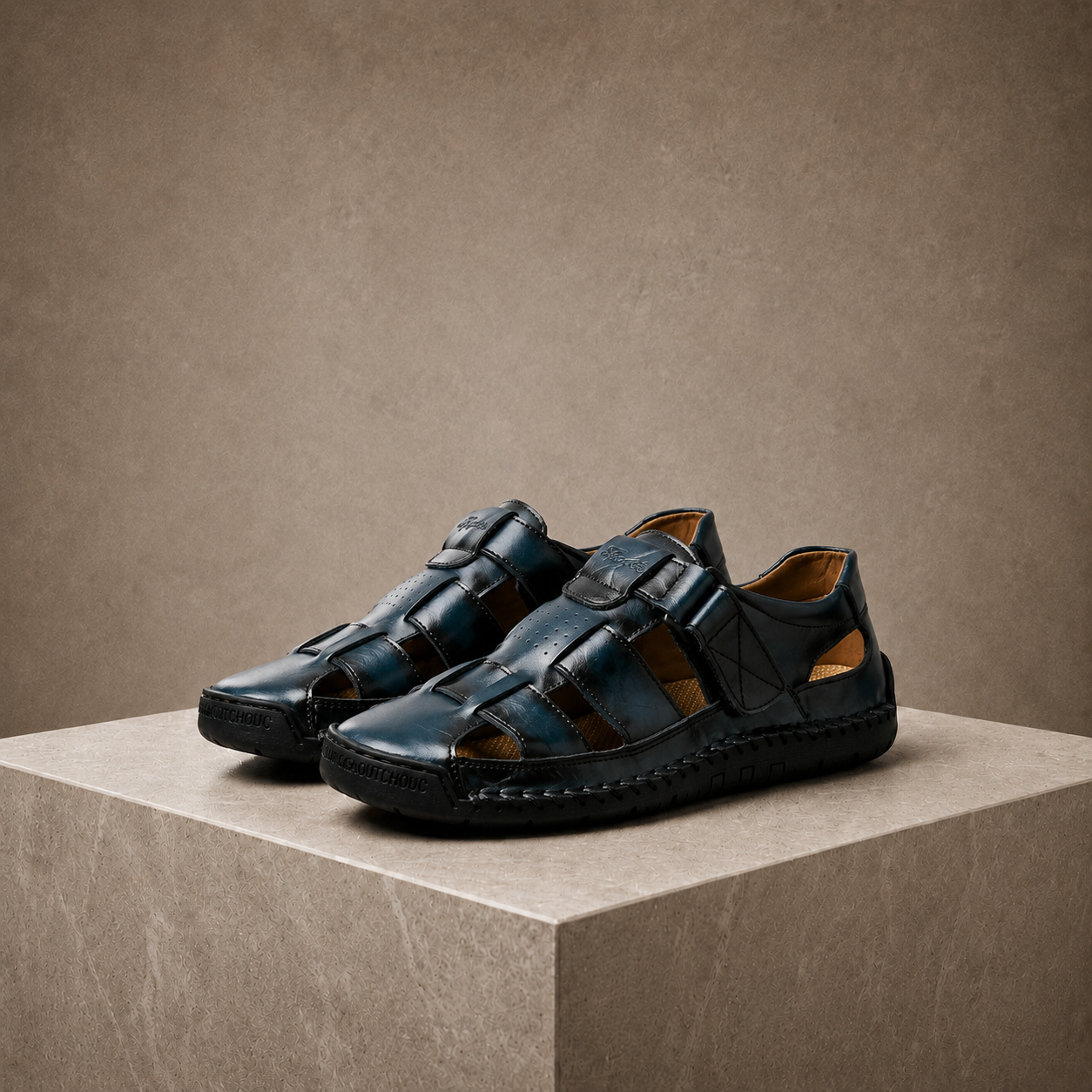 Mikko - Full-Grain Leather Fisherman Sandals