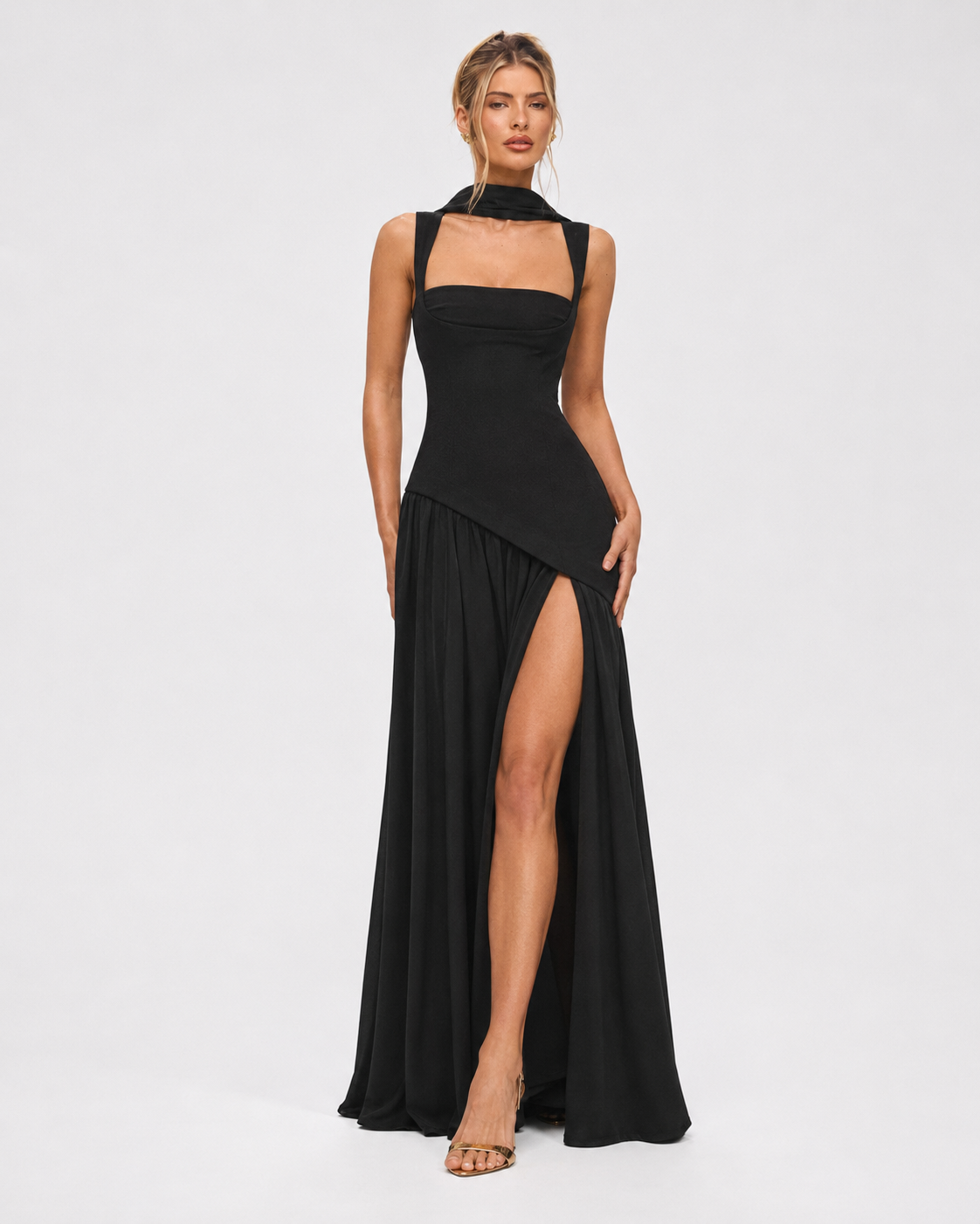 Claire - Corset Maxi Evening Dress