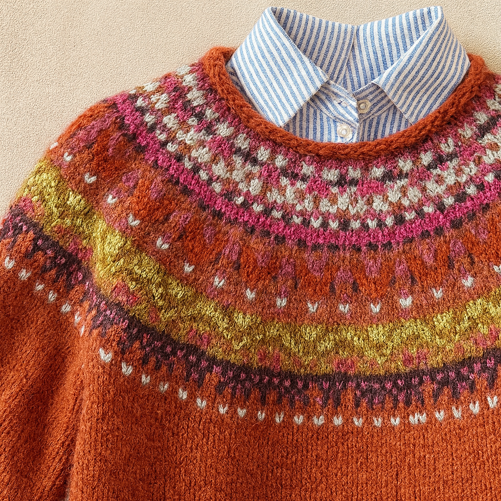 Noelle - Nordic Knit Sweater