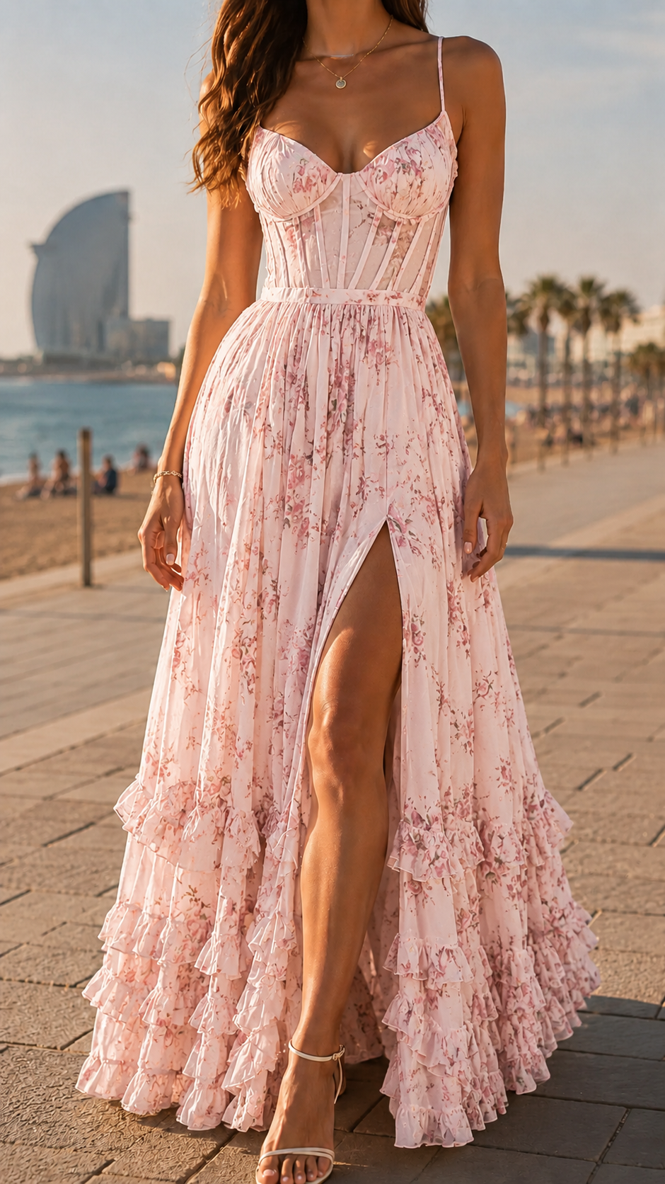 Gabriel – Long Romantic-Inspired Maxi Dress