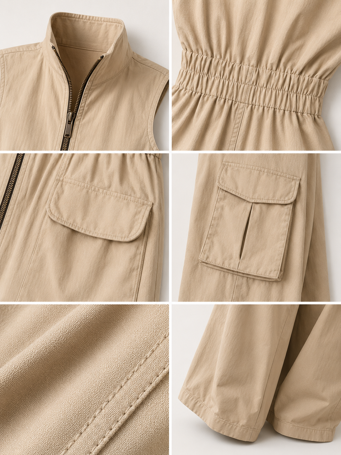 Cassidy – Utility Cargo Jumpsuit