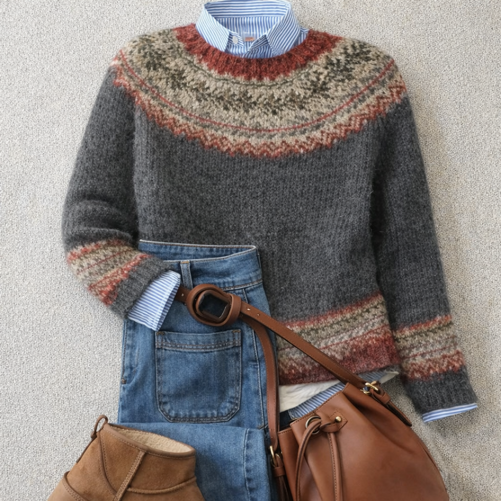 Vera - Nordic Knit Sweater