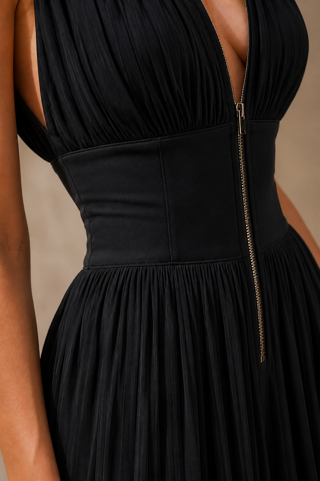 Ella - Pleated Flowy Jumpsuit