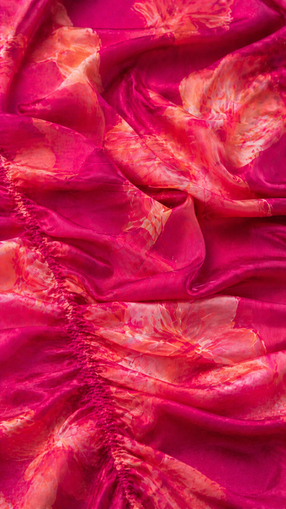 Amelia - Ibiza Sunset Satin Backless Maxi Dress