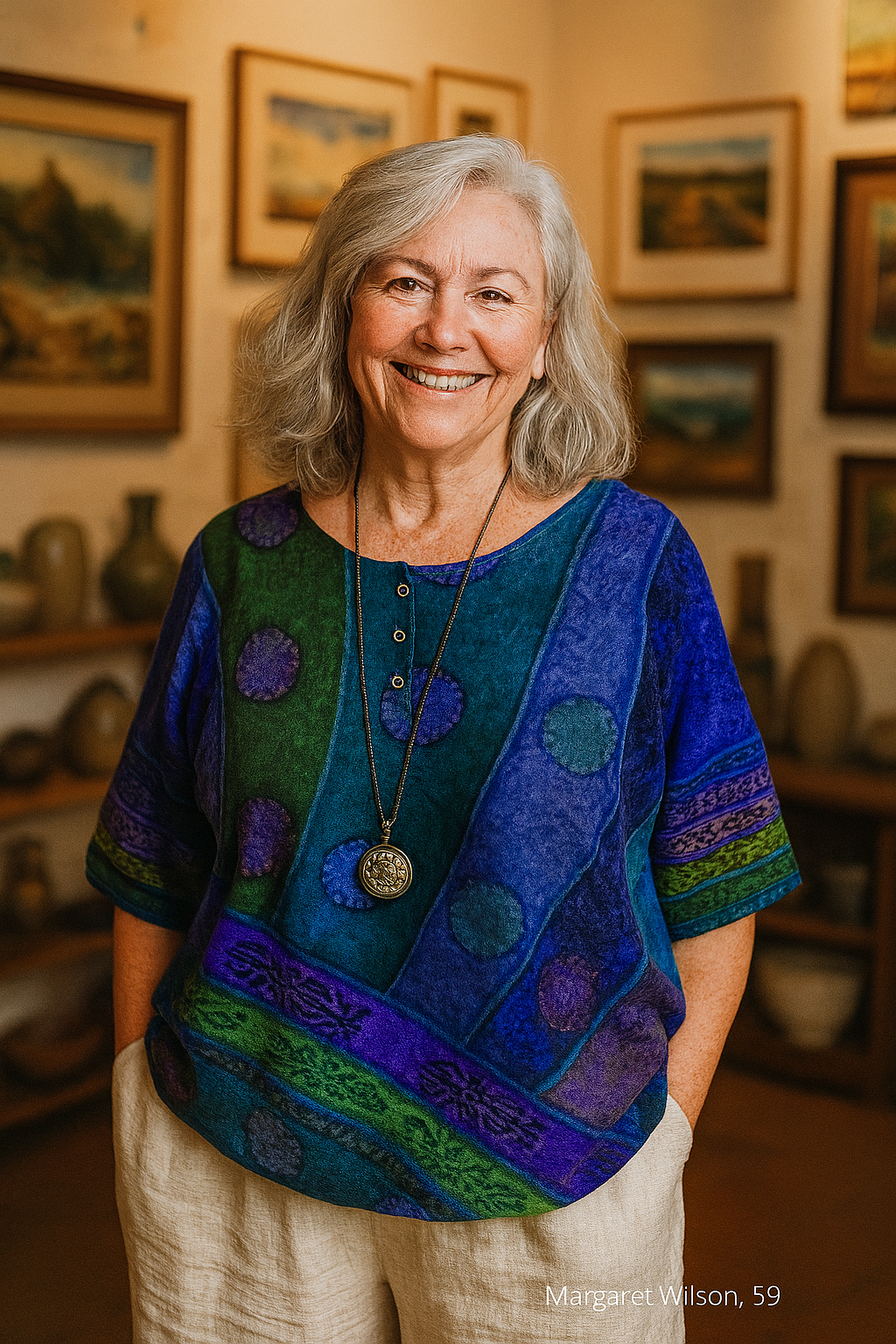 Yarra – Artistic and Flowy Top