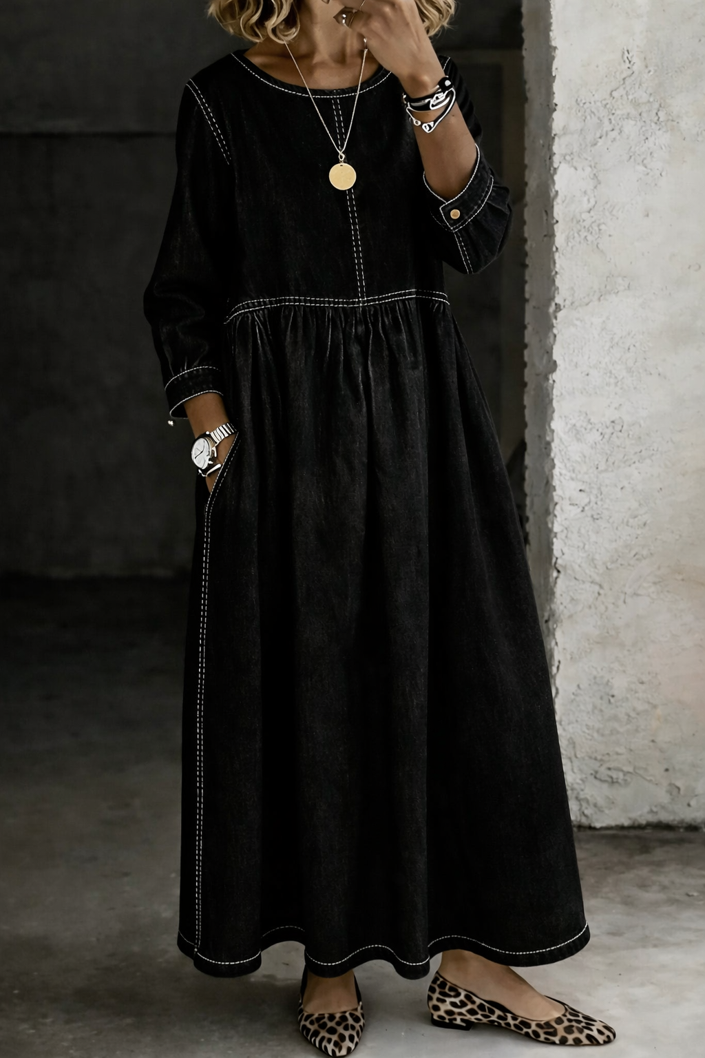 Remington - Vintage Denim Midi Dress