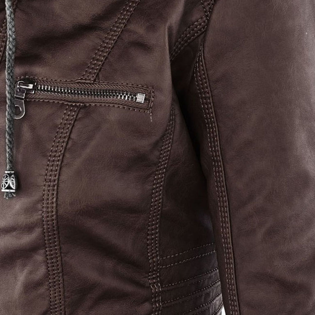 Jazlyn - Elegant Leather Jacket