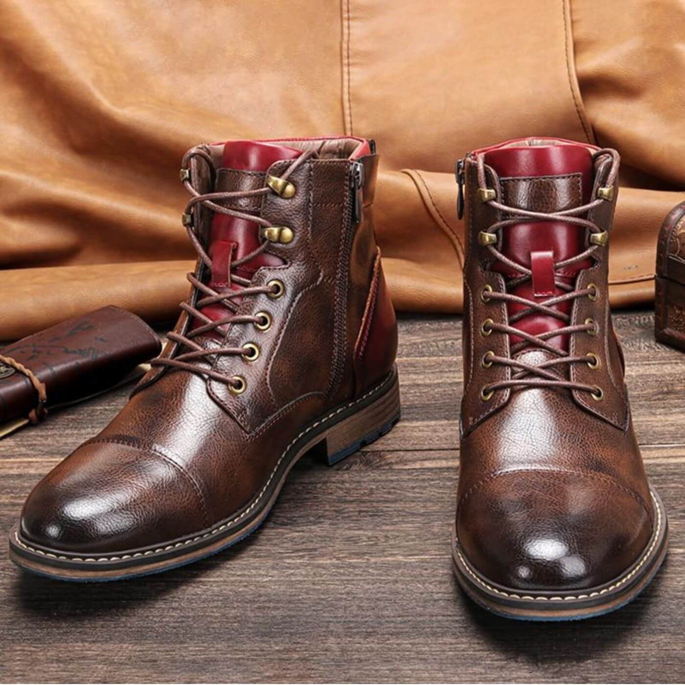 Carlos – Premium Leather Oxford Boots for Everyday Confidence