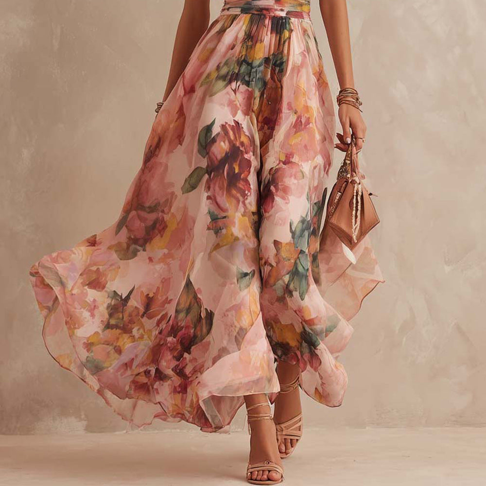 Frances - One-Shoulder Chiffon Dress