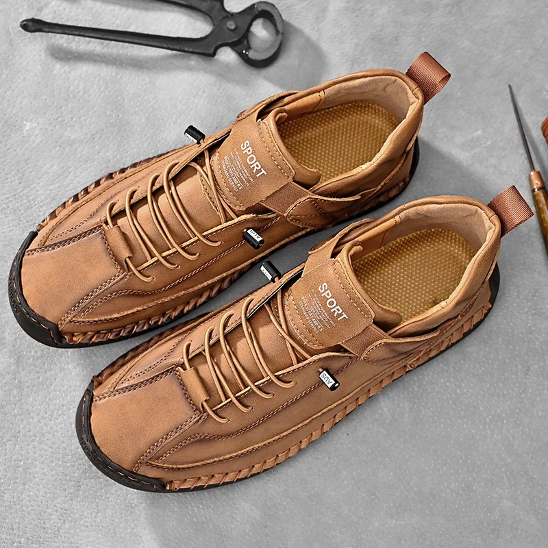 Wyatt - Hawthorne Leather Sneakers