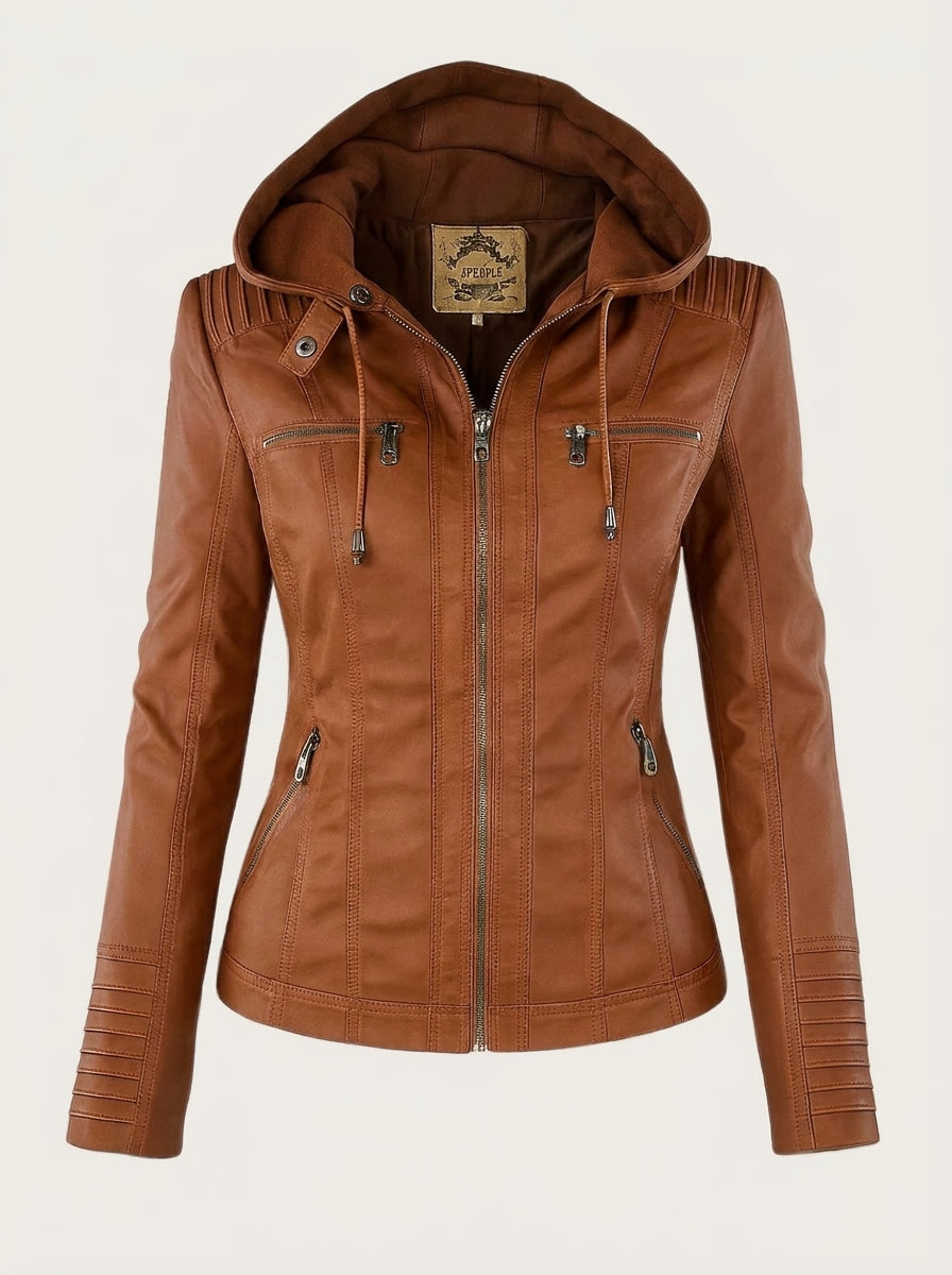Ailany - Elegant Leather Jacket