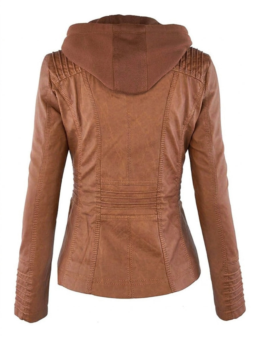 Ailany - Elegant Leather Jacket