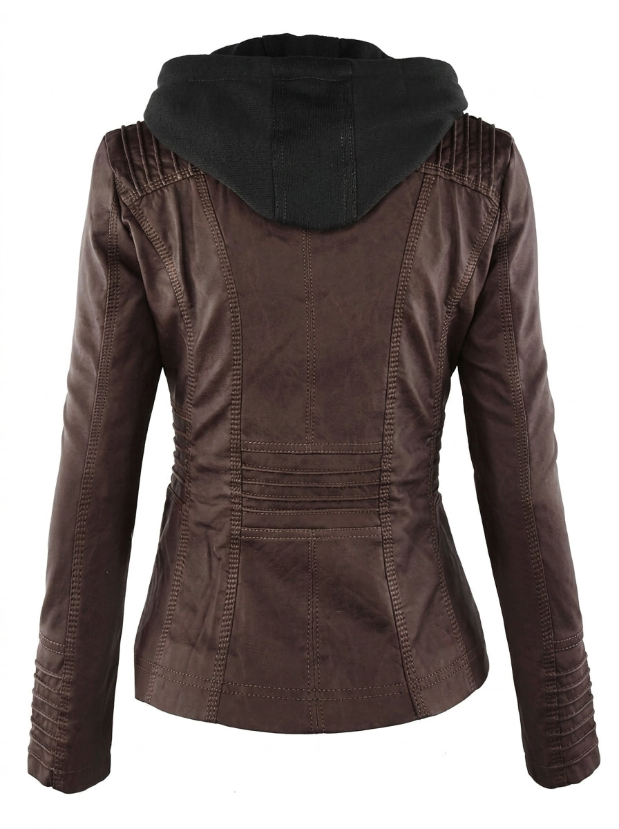 Ailany - Elegant Leather Jacket