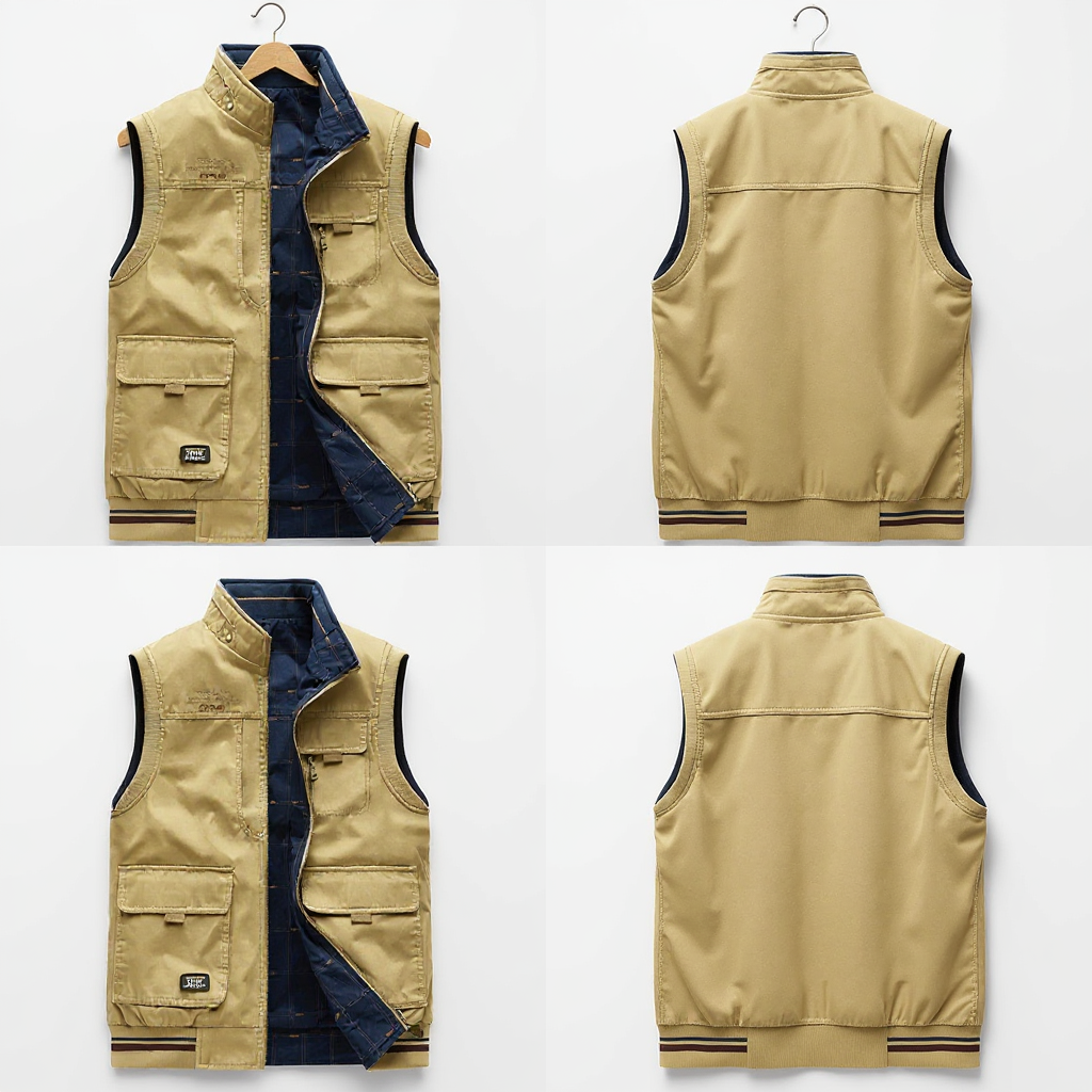 Nash – Luxury Men’s Vest with Utility Pockets
