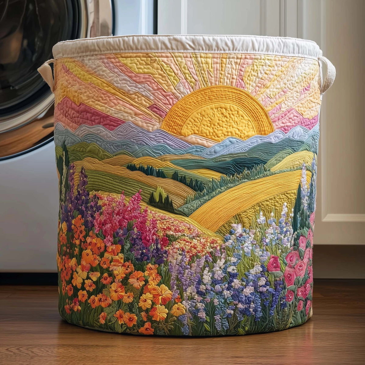 Blossom – Hand-Quilted Basket