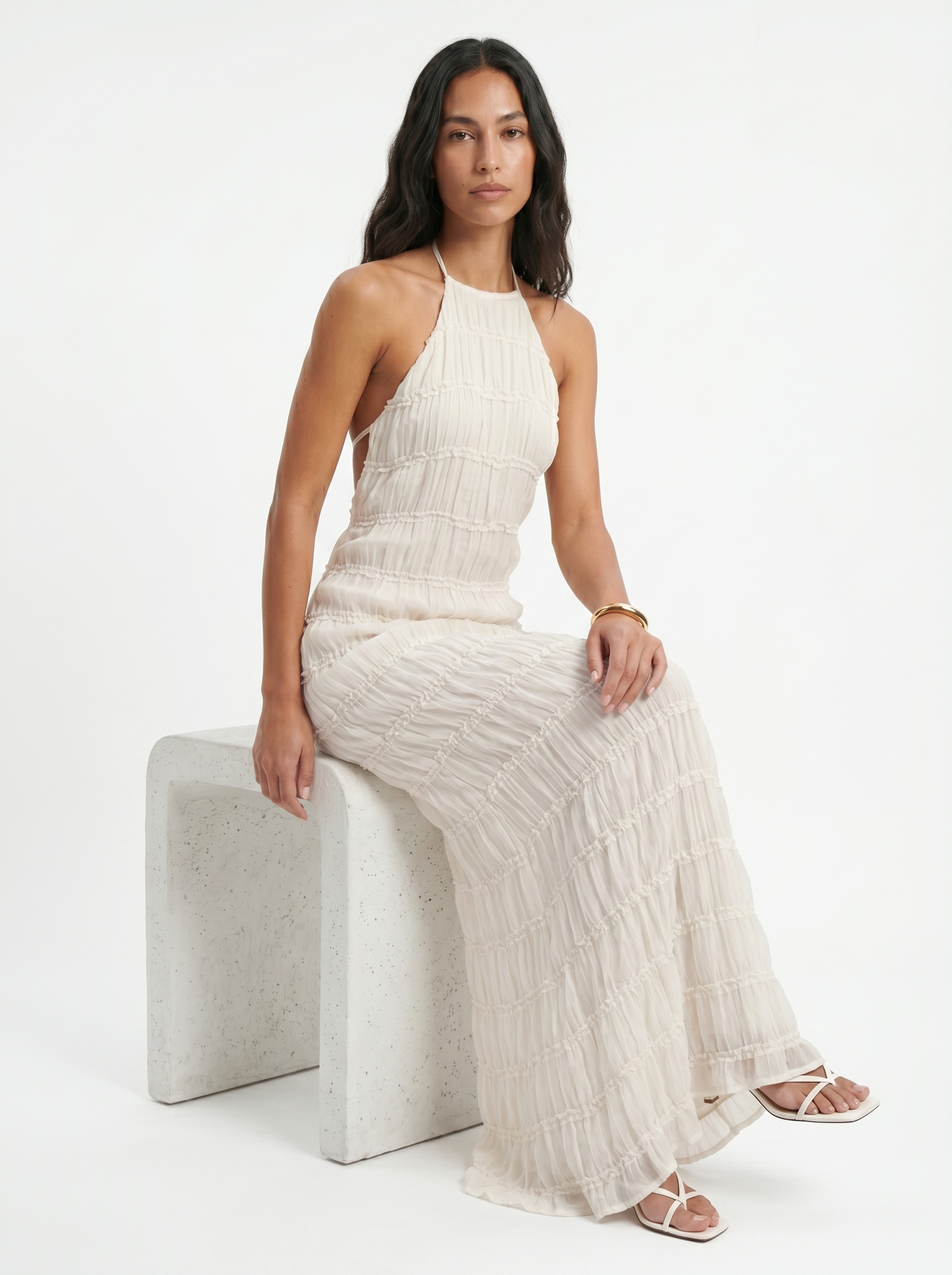 Jochel - Halter Summer Maxi Dress