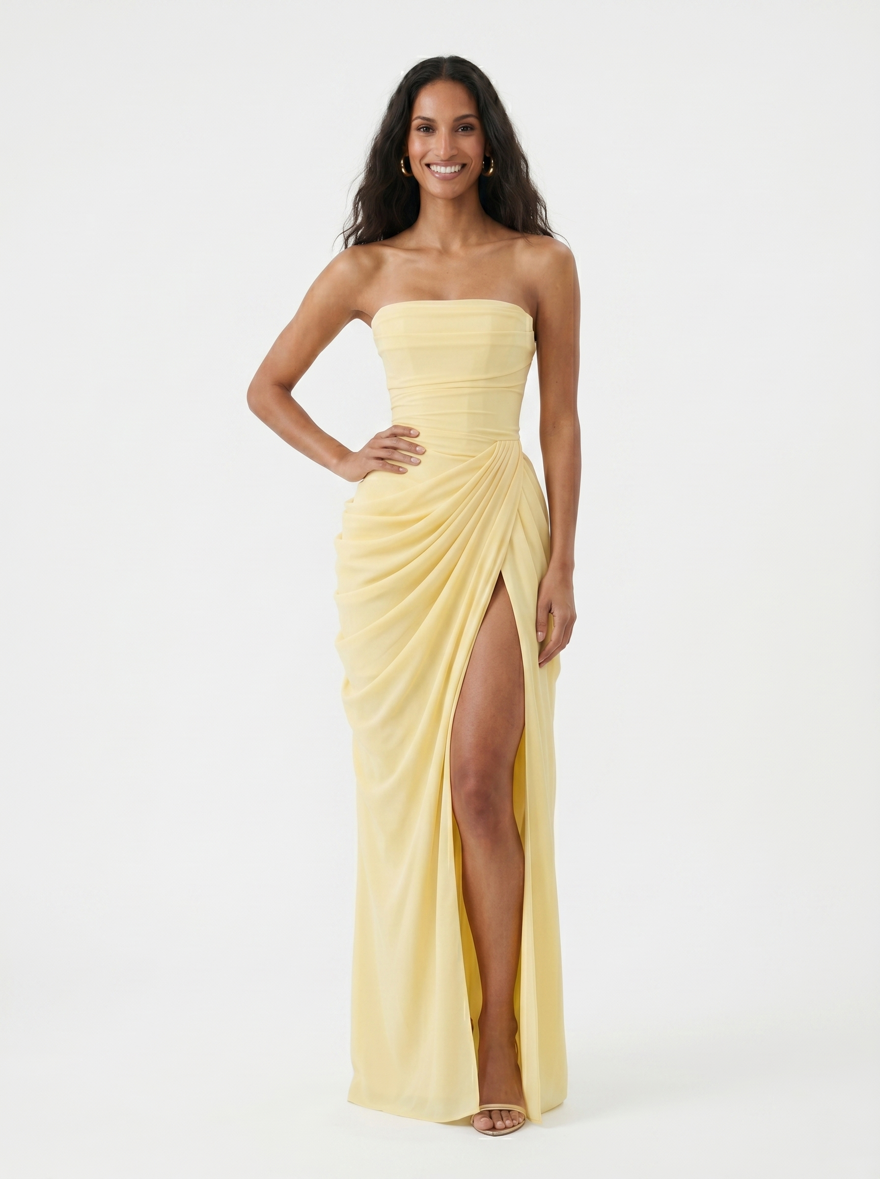 Jenesse - Elegant Chiffon Party Dress