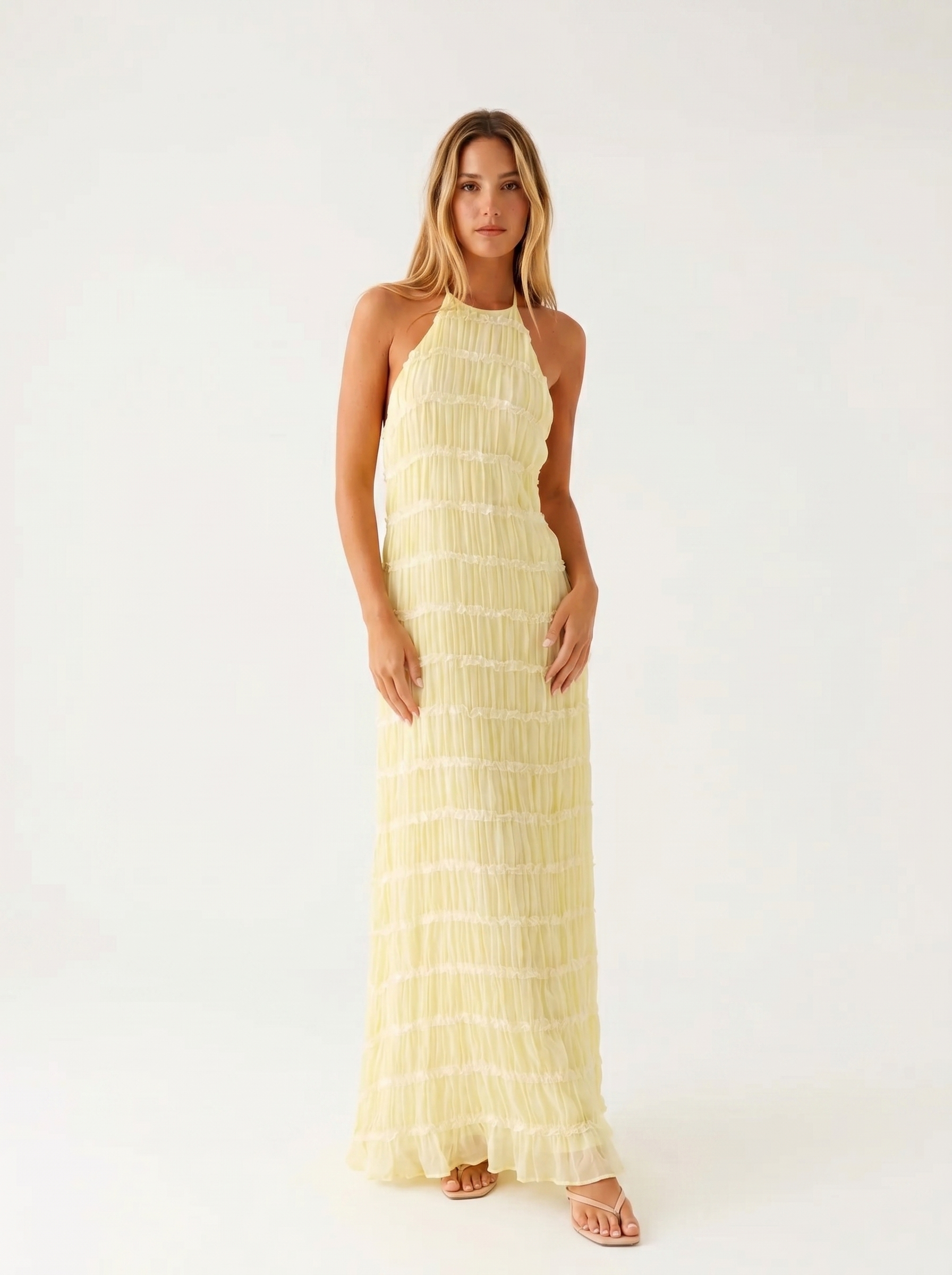 Jochel - Halter Summer Maxi Dress