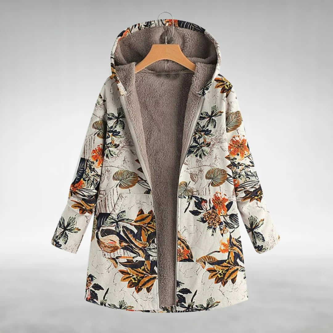 Jianna – Floral Fleece Jacket