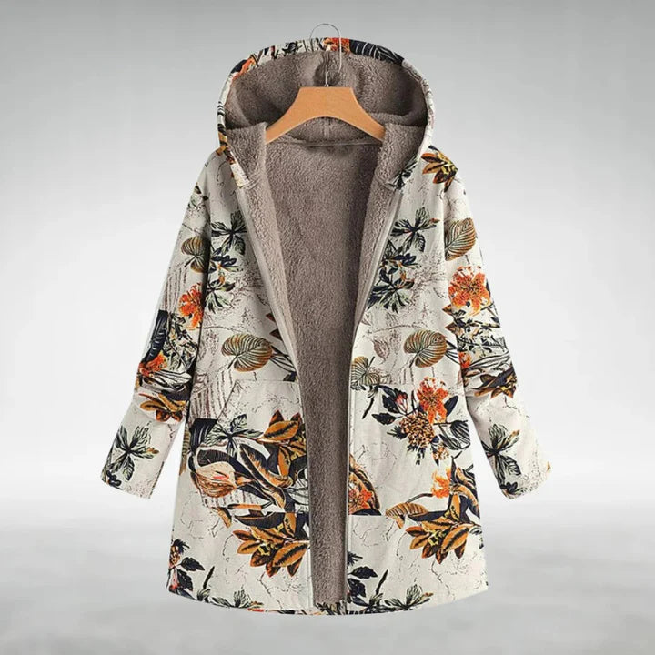 Alicia – Floral Patterned Cozy Jacket