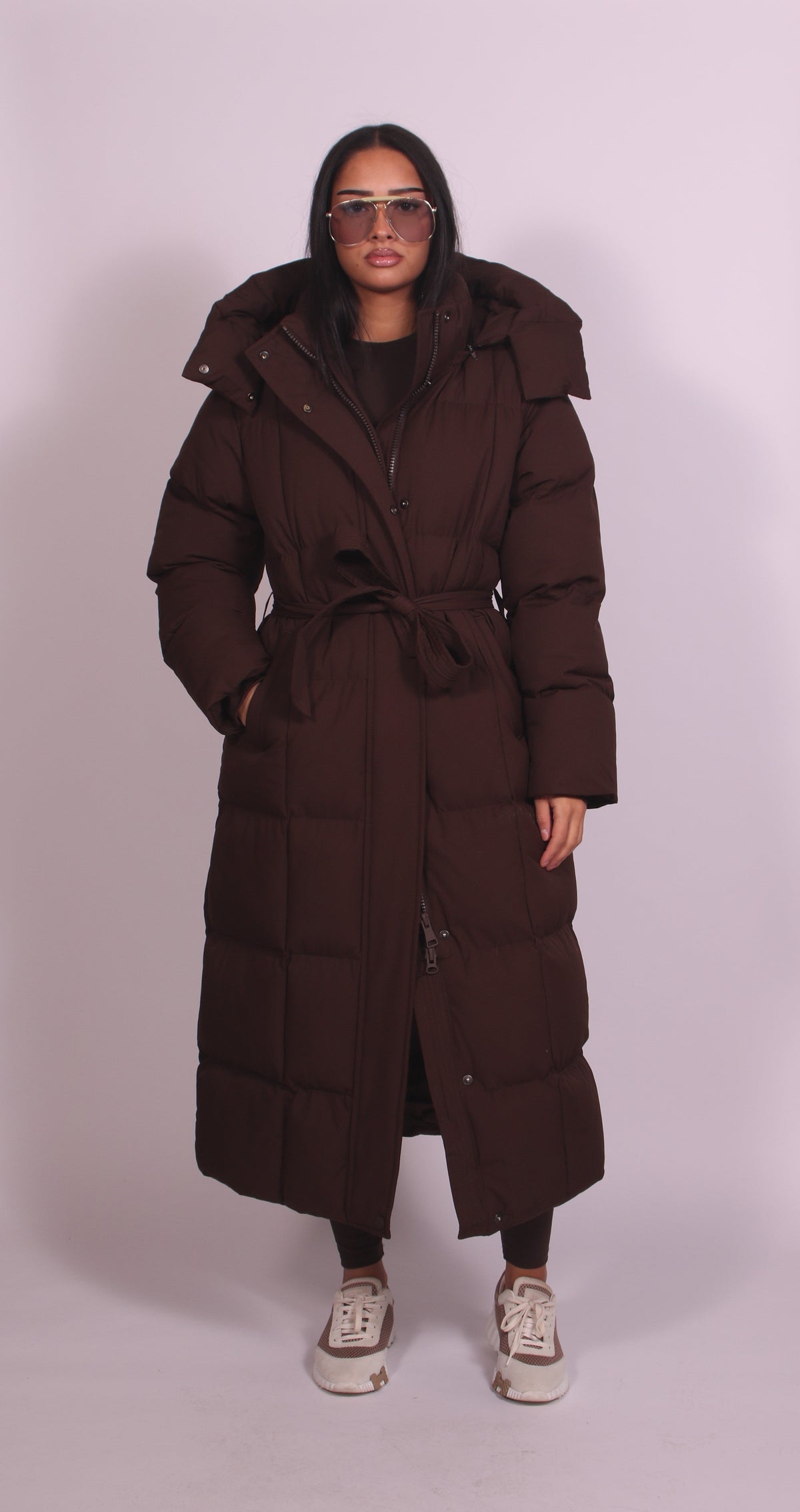 Marley – Hooded Puffer Longline Coat