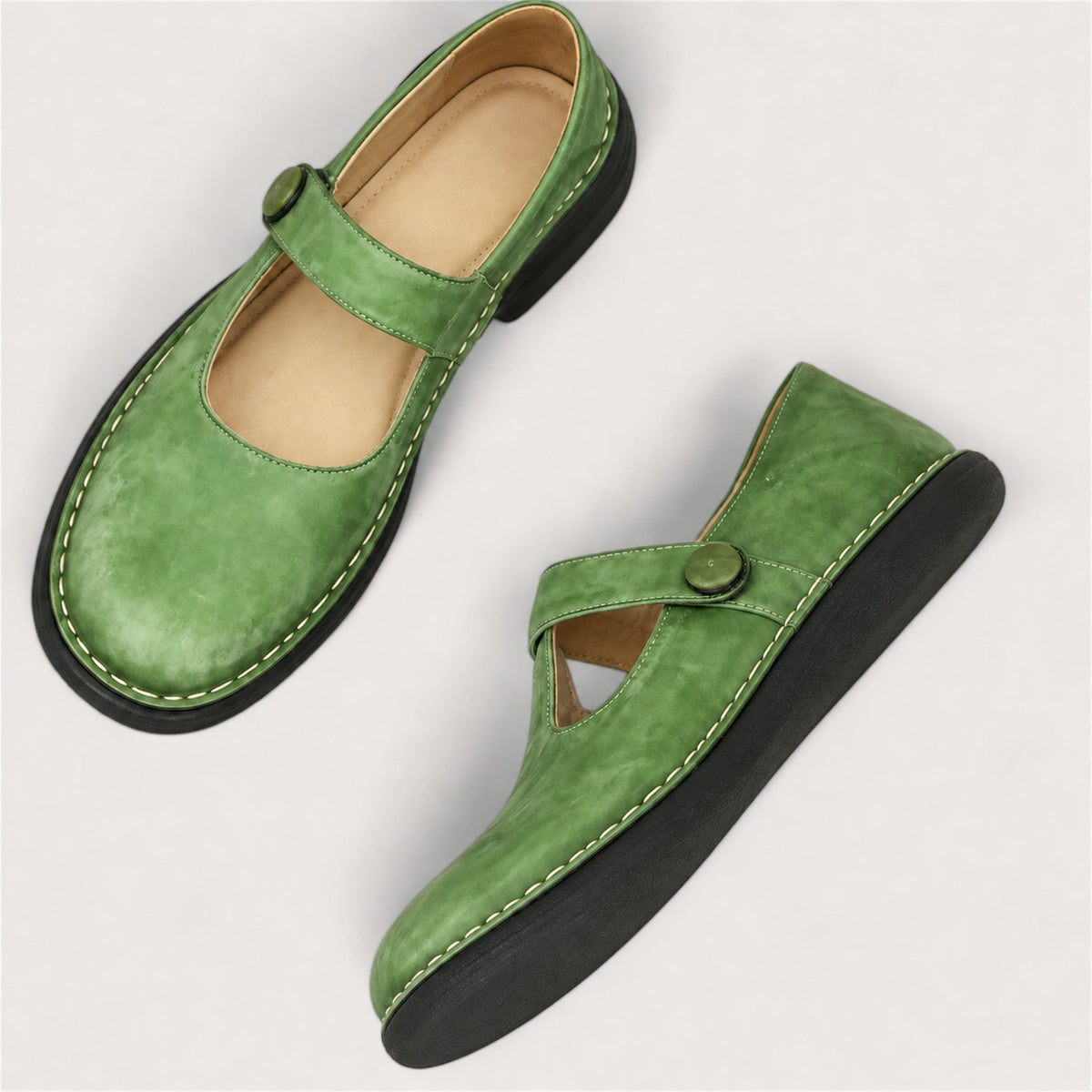 Heidi – Cushioned Mary Jane Shoes