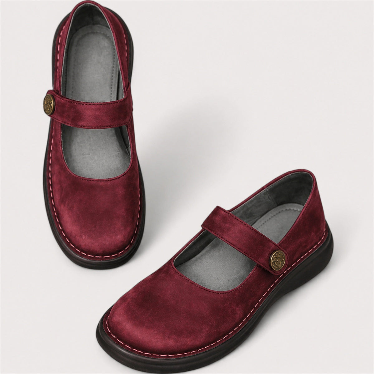 Heidi – Cushioned Mary Jane Shoes