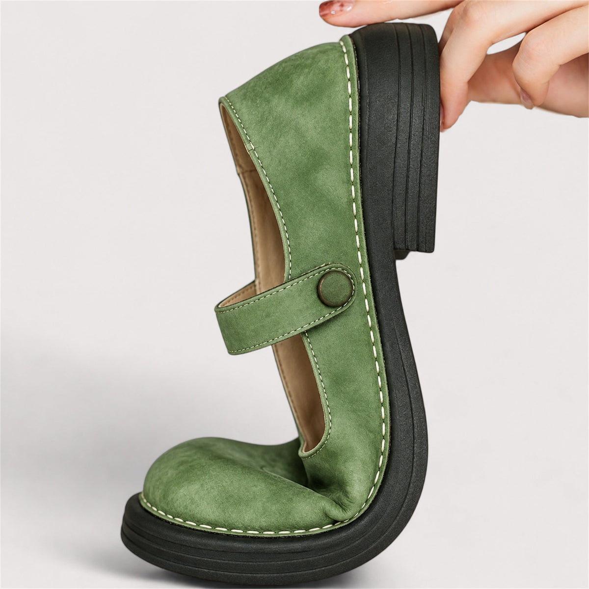 Heidi – Cushioned Mary Jane Shoes