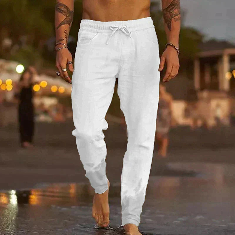 Charles – Linen Beach Pants for Breezy Summer Comfort