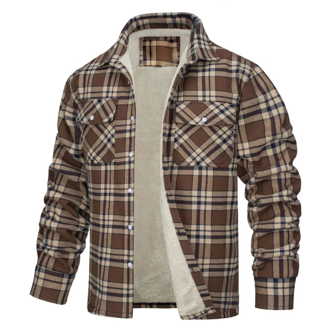 Zachary – Warm Plaid Jacket