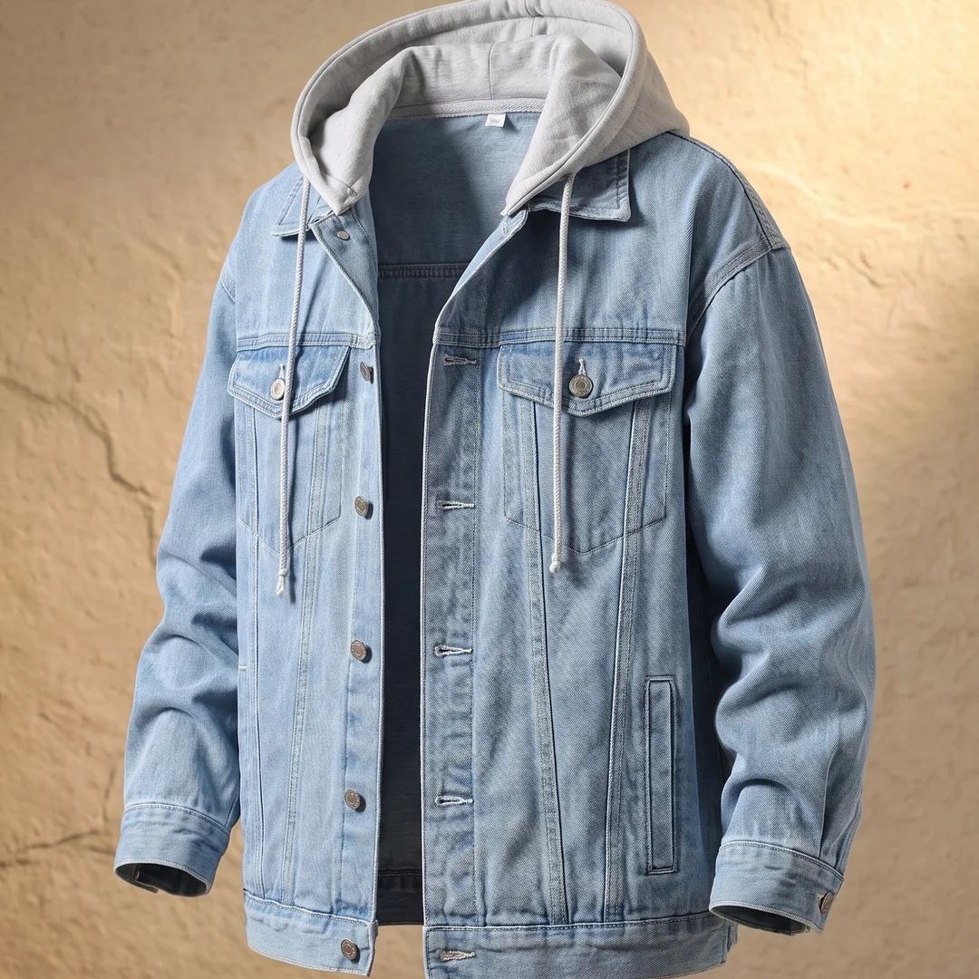 Keith – Urban Hooded Denim Jacket