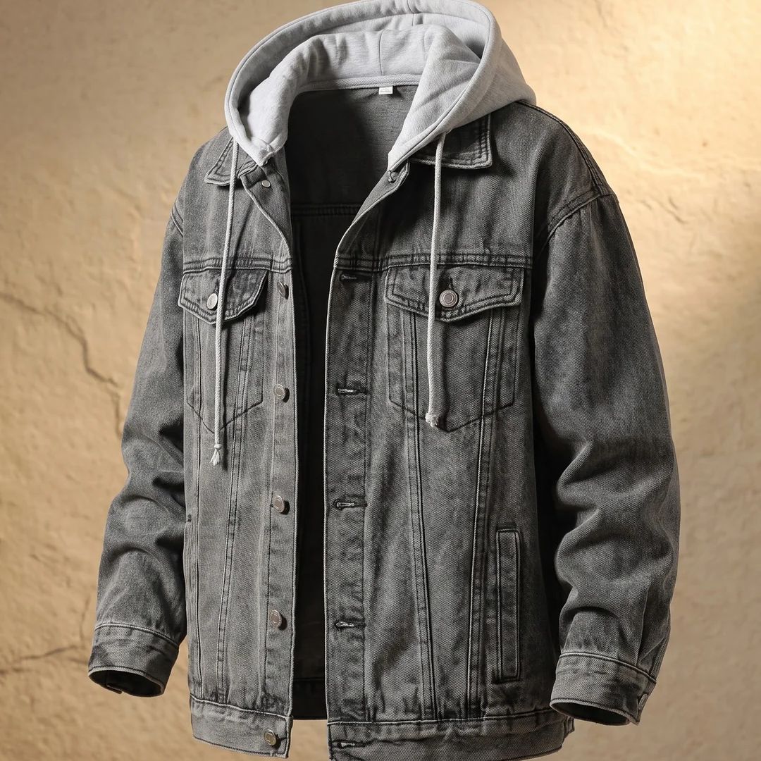 Keith – Urban Hooded Denim Jacket