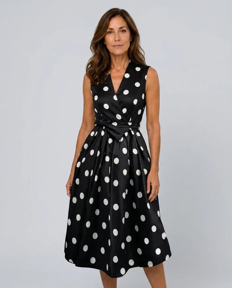 Frankie – Polka Dot Wrap Dress