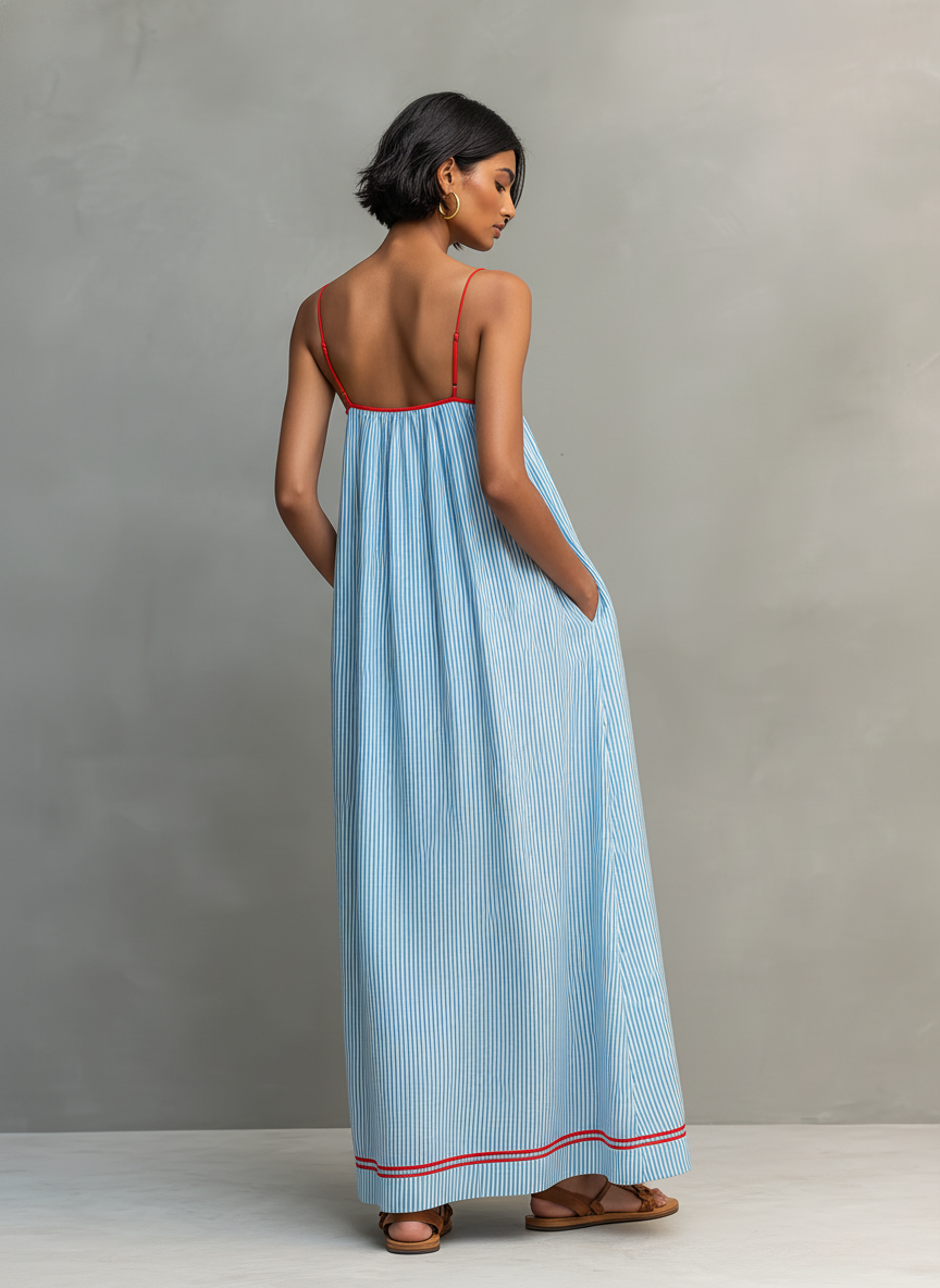 Reagan – Striped Maxi Summer Dress