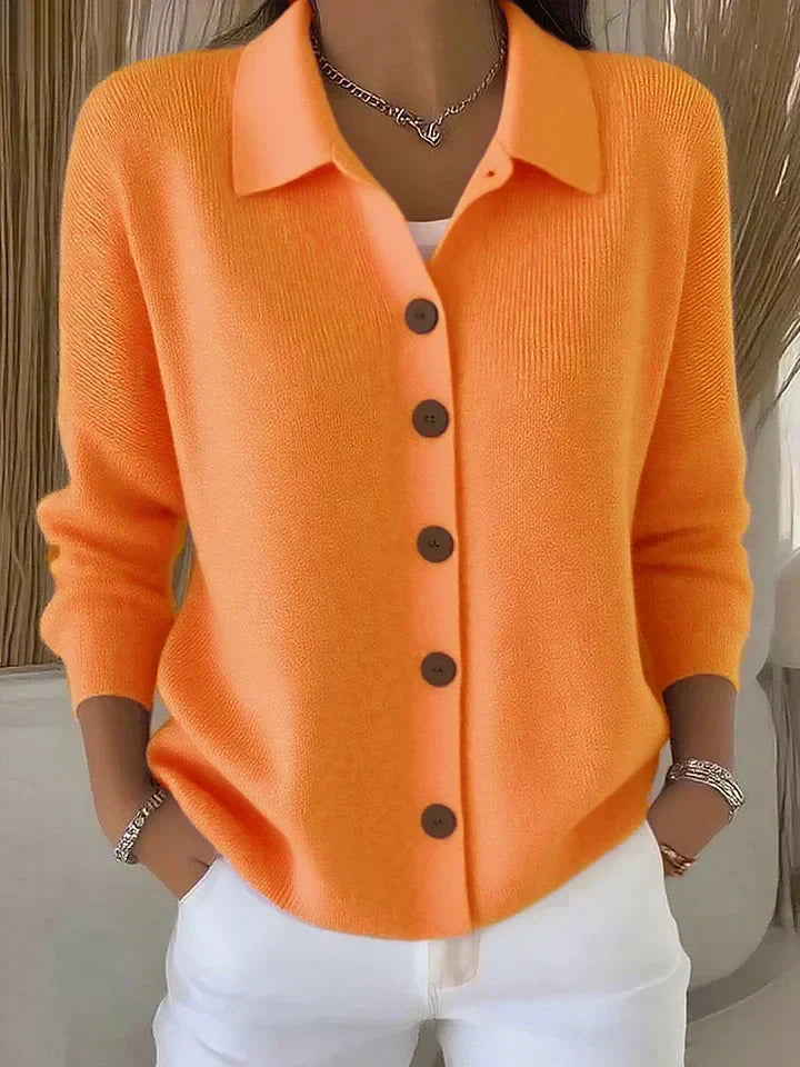 Ramona – Button-Up Turtleneck Cardigan