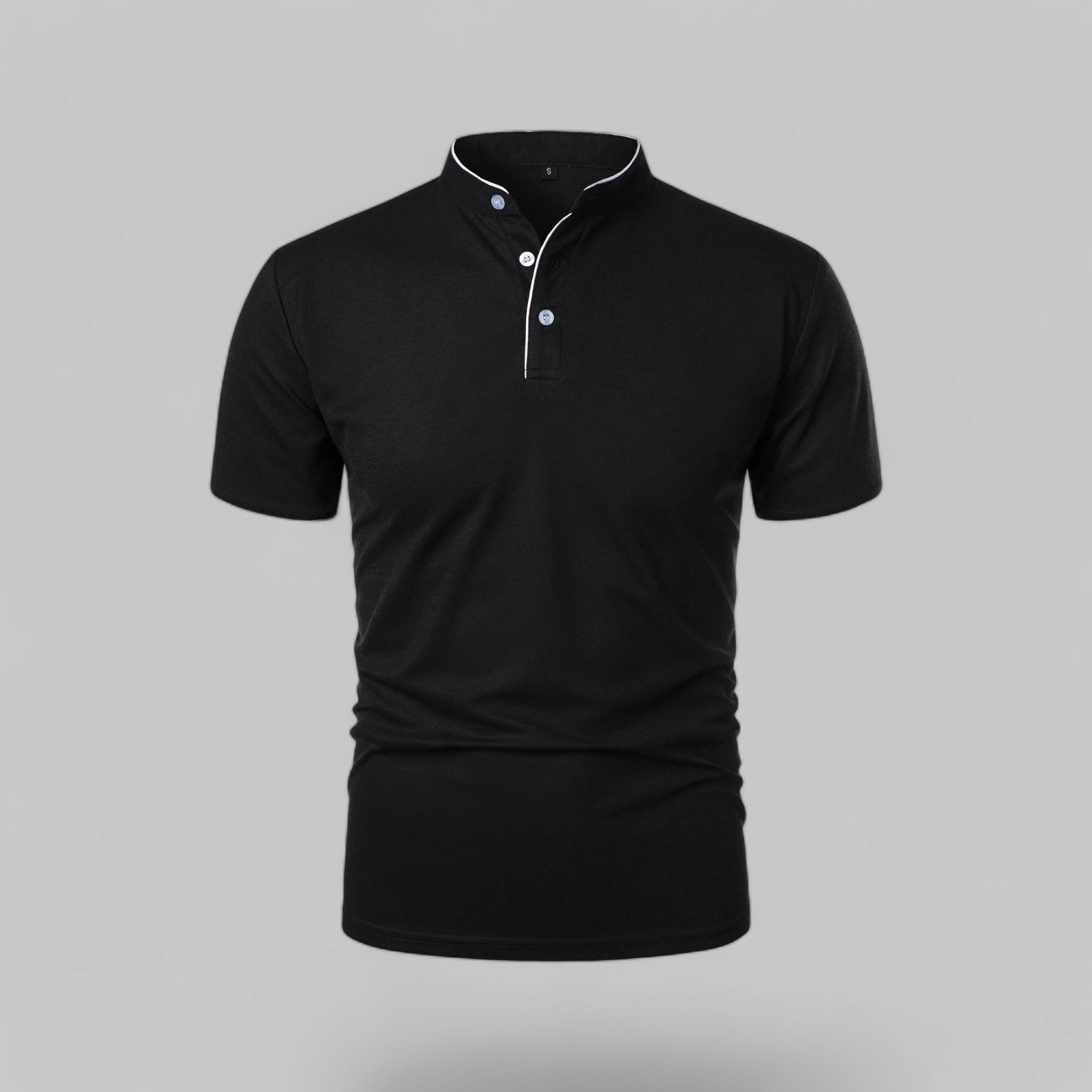 Wilfred - Collarless Polo Shirt