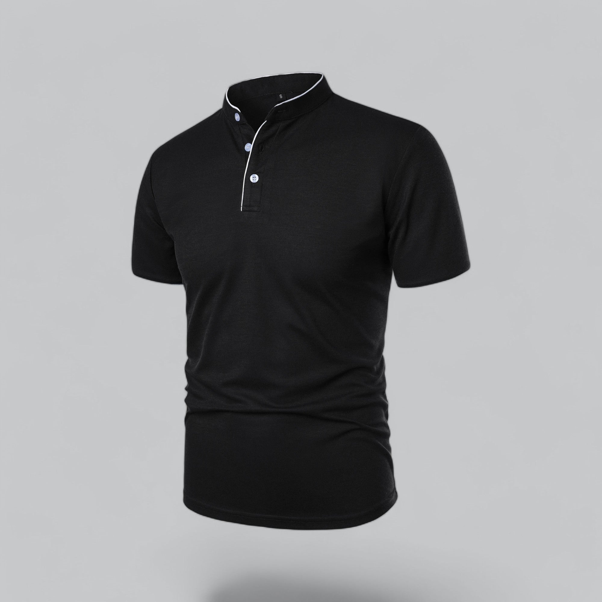 Wilfred - Collarless Polo Shirt