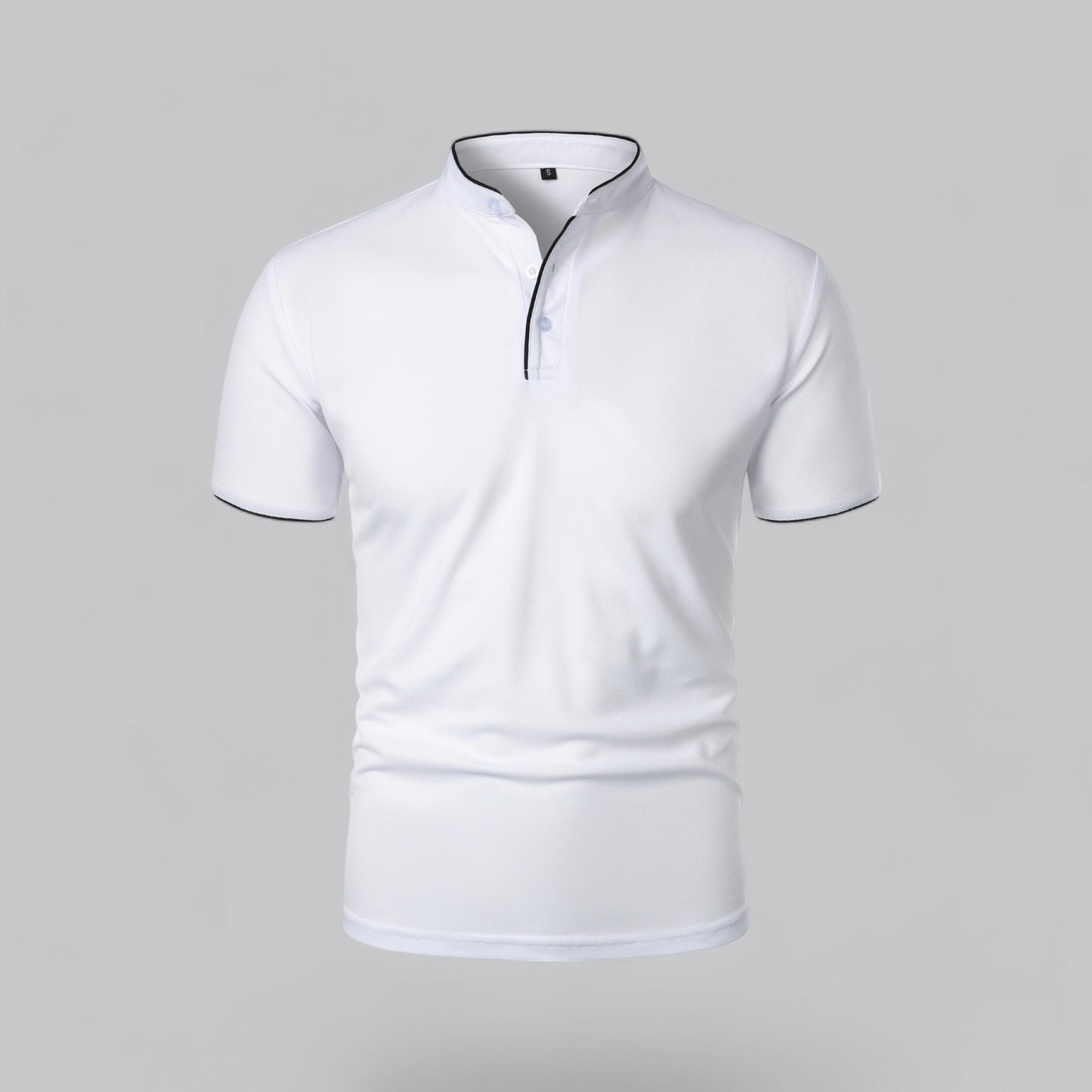 Wilfred - Collarless Polo Shirt