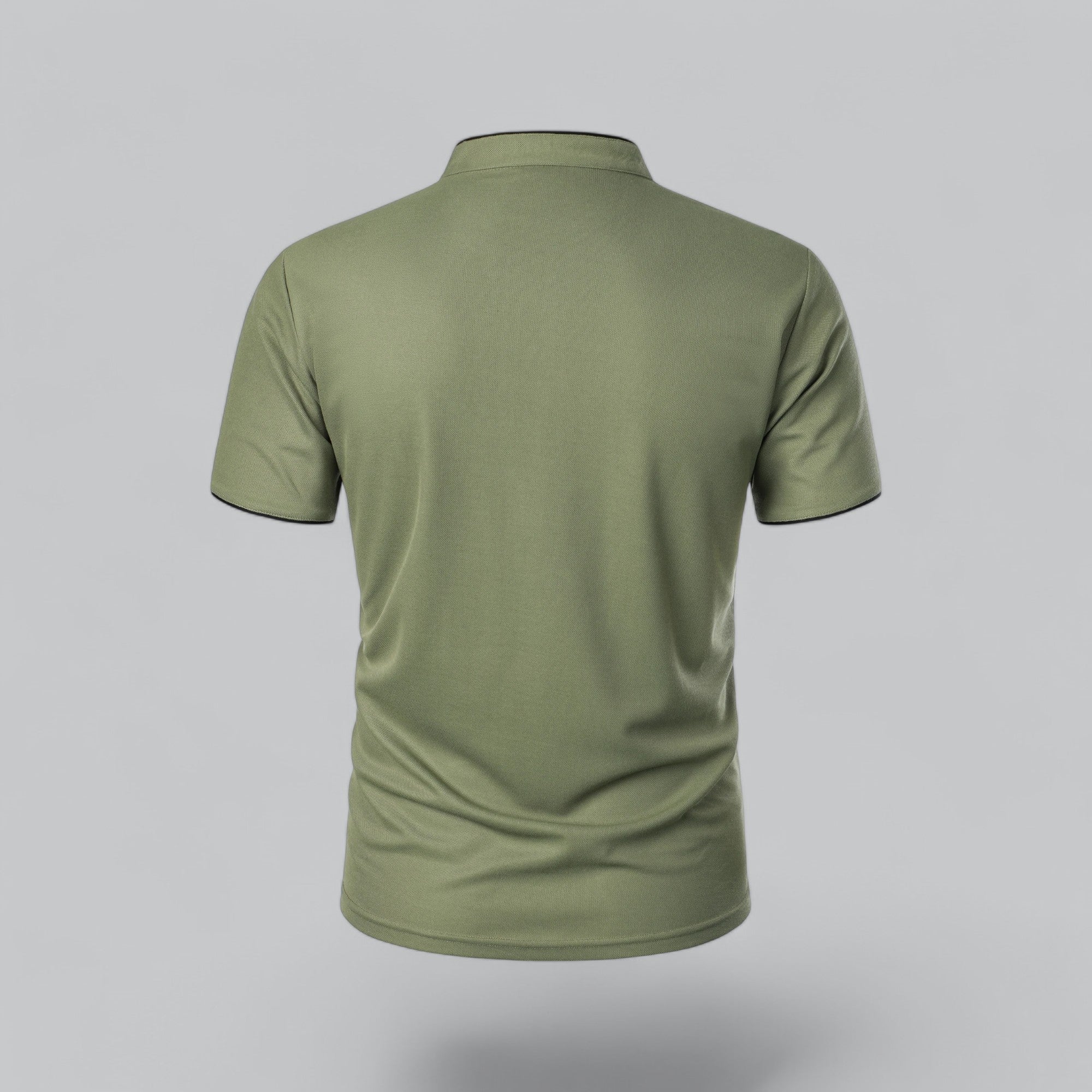 Wilfred - Collarless Polo Shirt