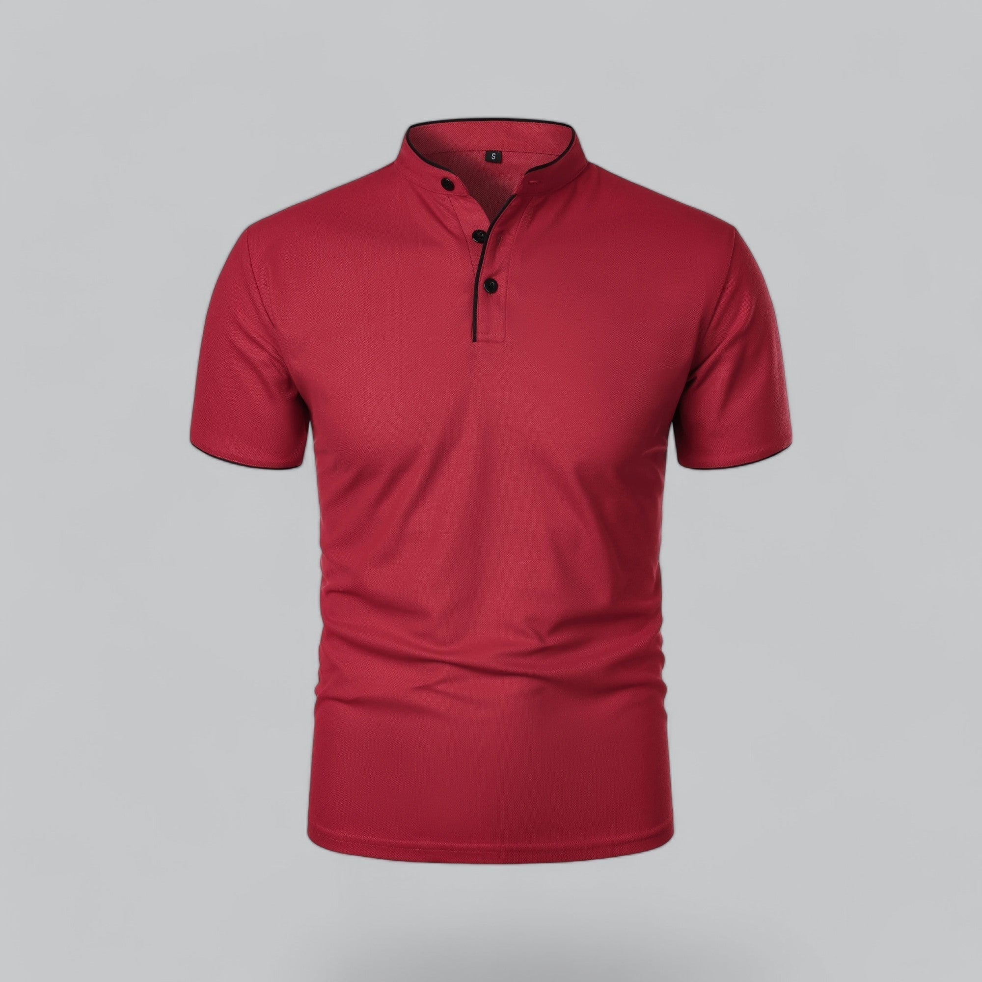 Wilfred - Collarless Polo Shirt