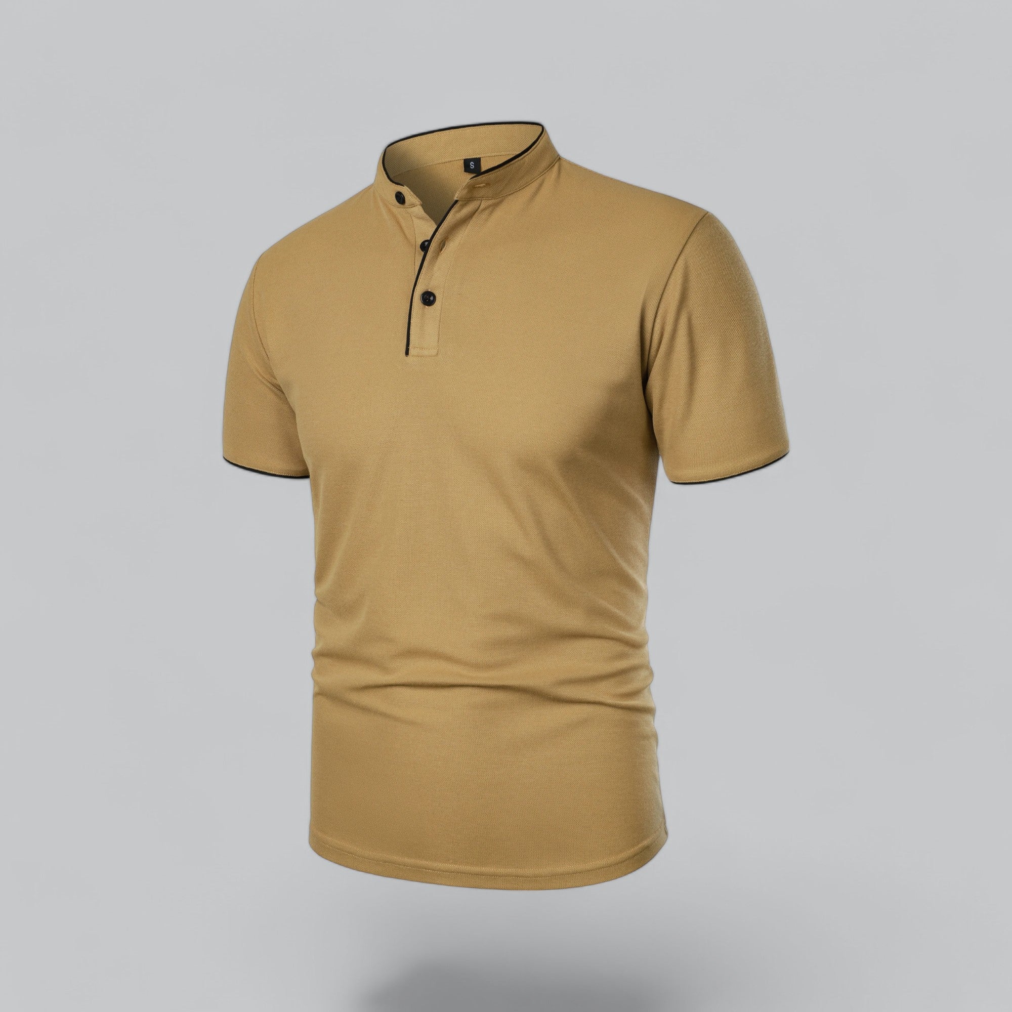 Wilfred - Collarless Polo Shirt