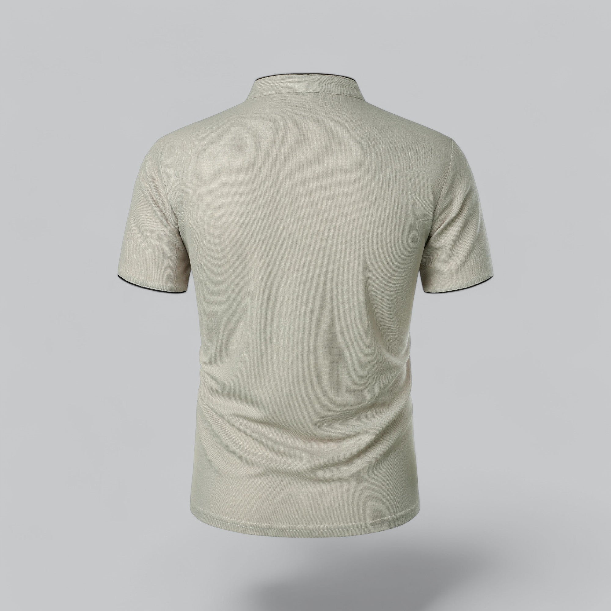 Wilfred - Collarless Polo Shirt
