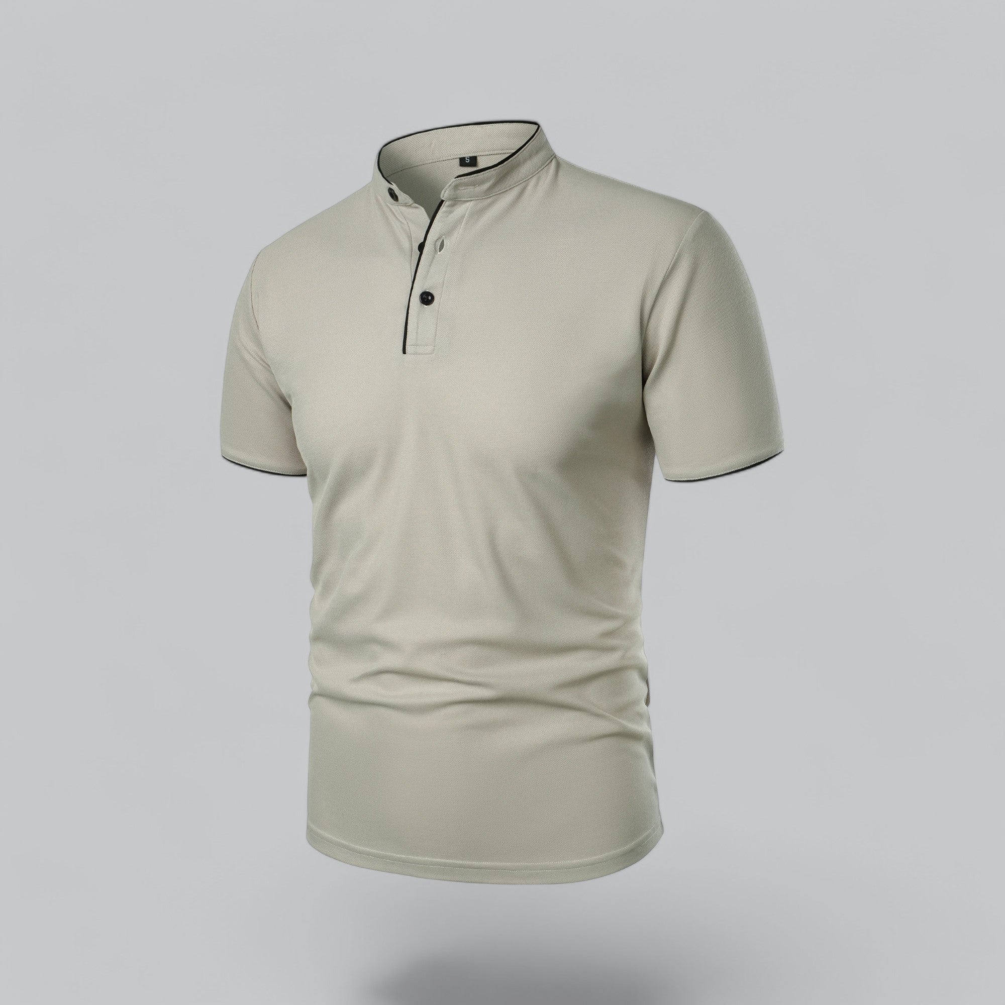 Wilfred - Collarless Polo Shirt