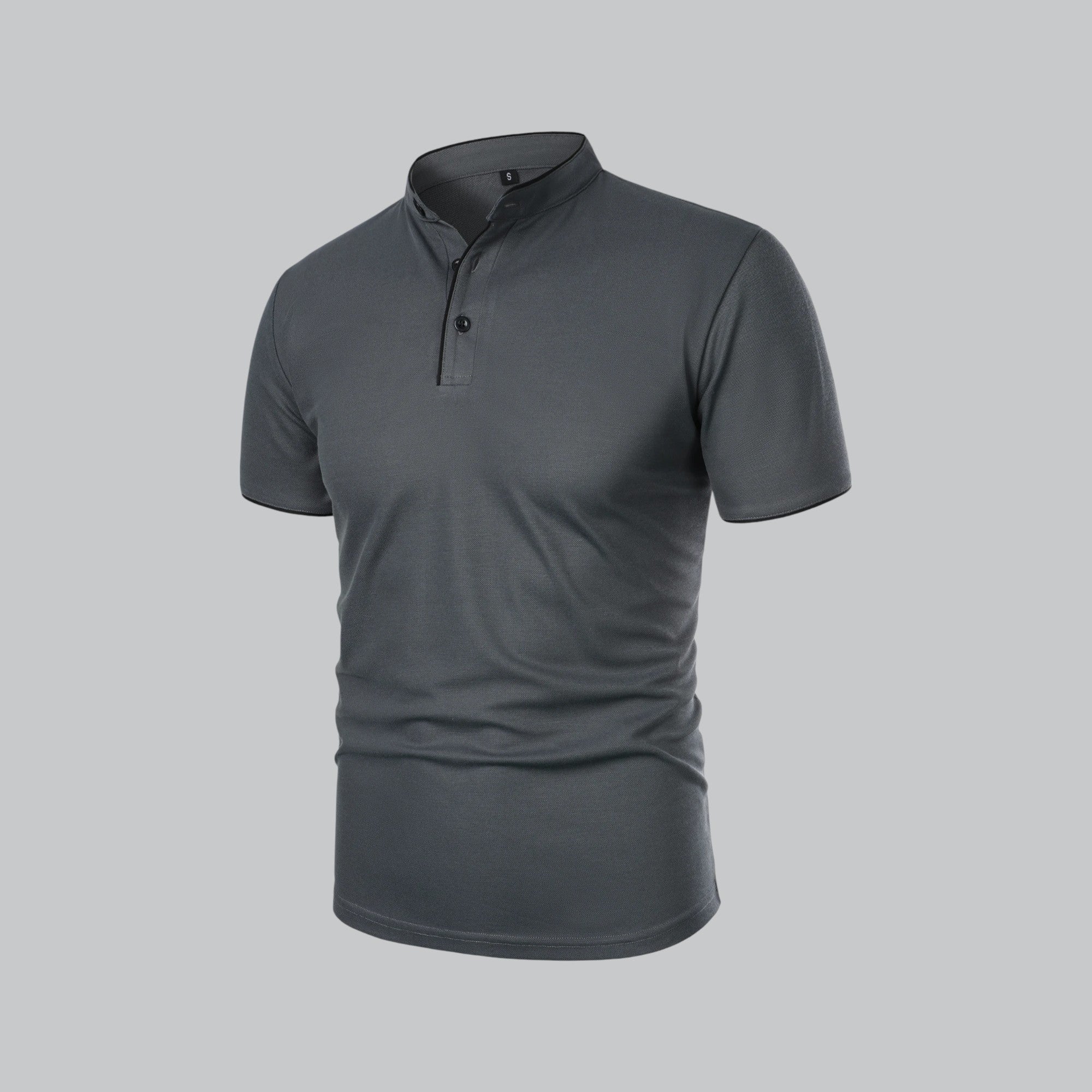 Wilfred - Collarless Polo Shirt